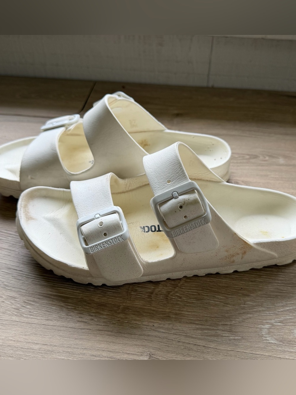 Birkenstock Women’s White Rubber Sandals